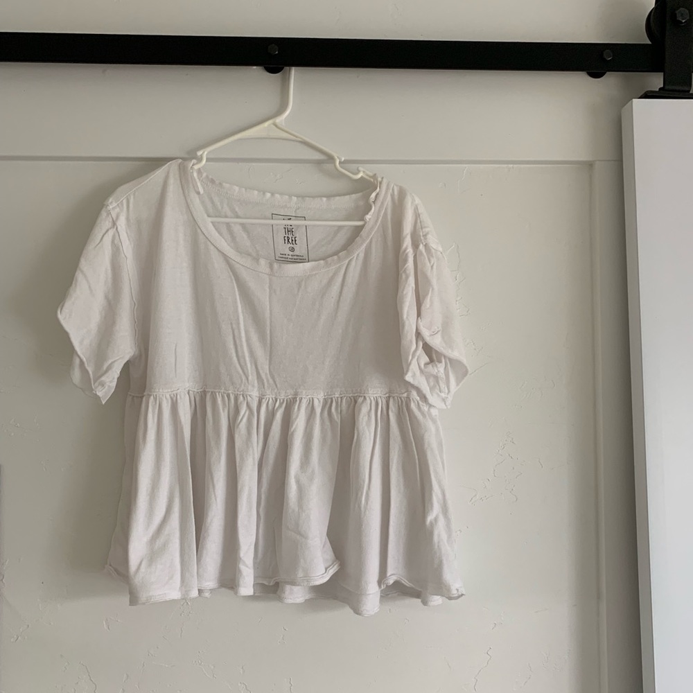 White Free People Shirt